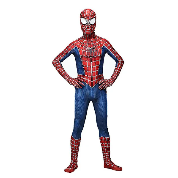 Spiderman Cosplay Kostume Børn Dreng Karneval Fest Jumpsuit