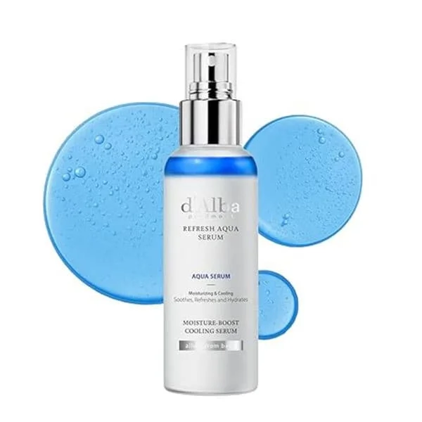d'Alba Piedmont Italiensk Vit Tryffel First Spray Serum, Vegansk Ansiktsmist Fuktighetskräm, Glow Essence, Allt-i-ett Ansiktsspray, 97 ml blå