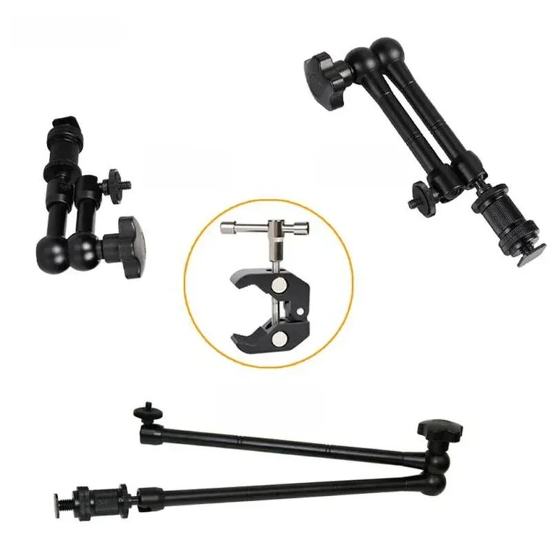 AliExpress - 7/11/20 Zoll Metall Gelenk Magic Arm Super Clamp Halter Ständer für DSLR Kamera Foto Studio Fotografie Zubehör Prop Kit