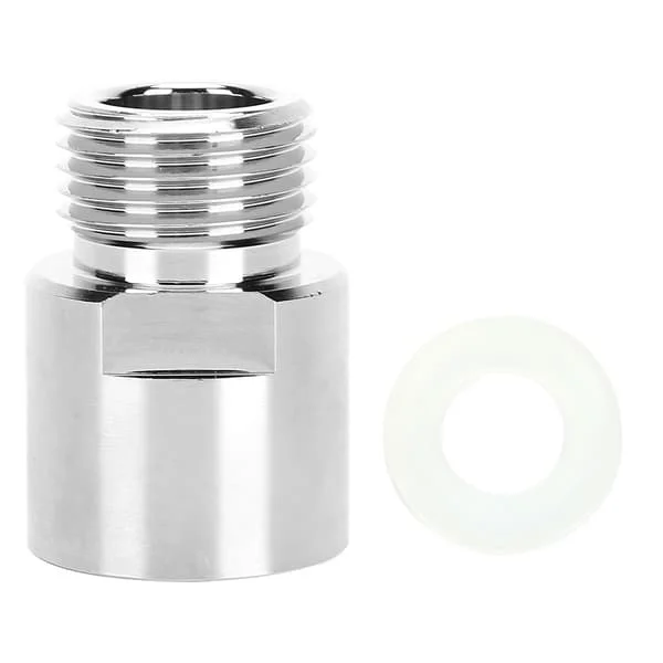 CO2 Cylinder Adapter Hun Gevind TR21‐4 til Han Gevind CGA320 til Sodavandsmaskine Sodavandstank