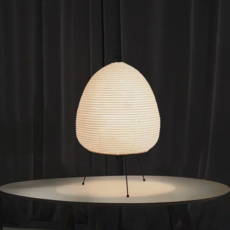 AliExpress - Design japonais Akari Noguchi Yong lampe de Table papier de riz lampe sur pied chambre décor à la maison étude salon Bar luminaires