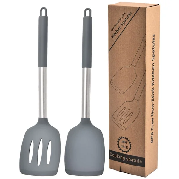 Silikon kjøkkenutstyr stekefisk eggspade matlaging non-stick kjøkkenutstyr husholdnings silikon kjøkkenutstyr_xrzi