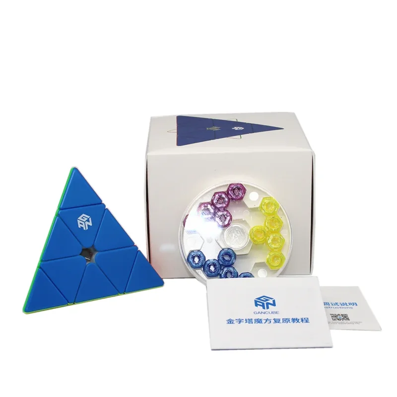 AliExpress - GAN cube 3x3x3 Magnétique Pyramide Magique cube GAN pyramide M 3x3x3 Rubik's cube 3x3x3 puzzle cube 3x3x3 Aimant cube GAN cube M