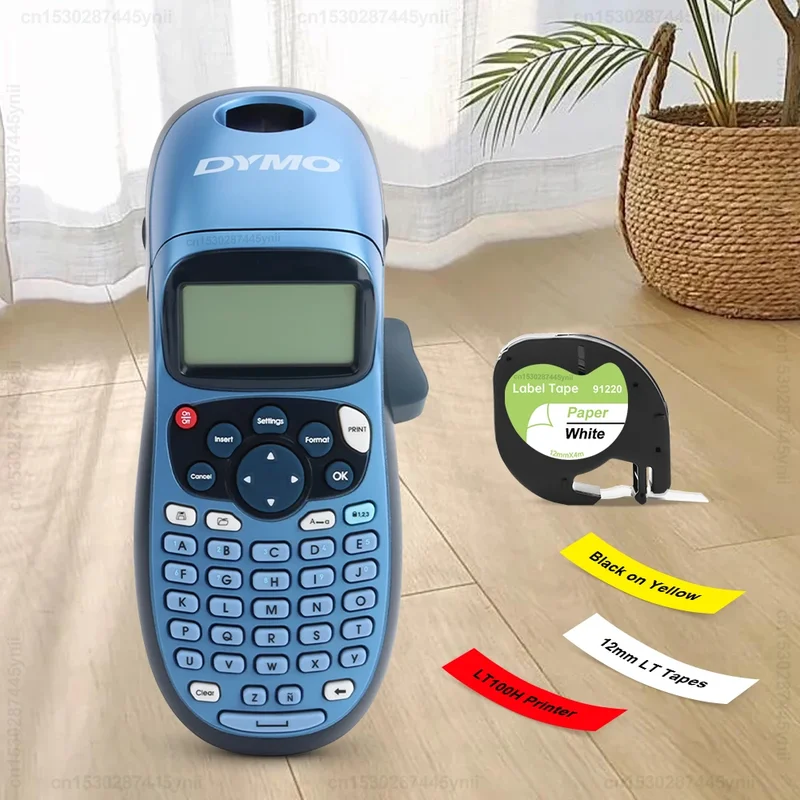AliExpress - Étiqueteuse Dymo LT100H, adhésif Dymo LetraTag LT-100H, imprimante d'étiquettes portable, machine à étiquettes DIY, ruban Dymo 12 mm LT 