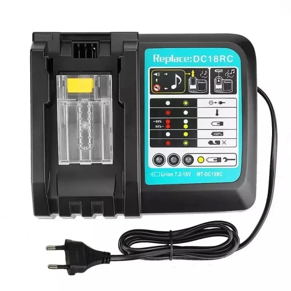 Makita laturi DC18RC ilman näyttöä 14.4V-18V teho 3A-Perfet