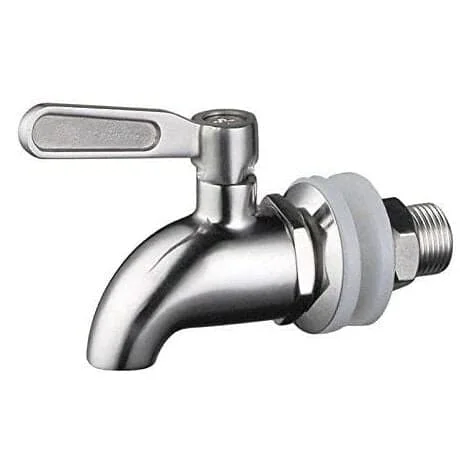 Poleret færdigt produkt lavet af 304 rustfrit stål, udskiftningsstuds til drikkevaredispenser, passer også til Berkey Gravity Filter Systems