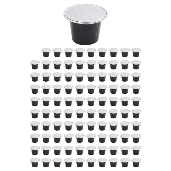 100 sæt genopfyldelige kaffekapsler Nespresso-kapsel til Nescafe automatisk kaffemaskine