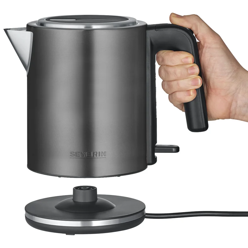 Severin WK 9342 vattenkokare 1 liter, dark inox | Köksmaskiner > Vattenkokare | Bagaren och Kocken