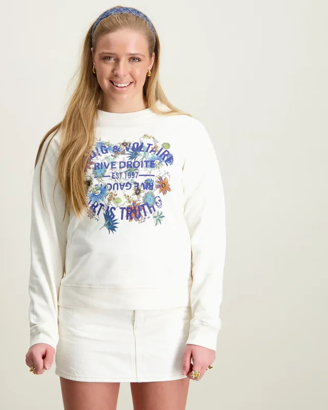 Zadig&Voltaire SWEATSHIRT Hvit Genser Jente - Kids Brand Store
