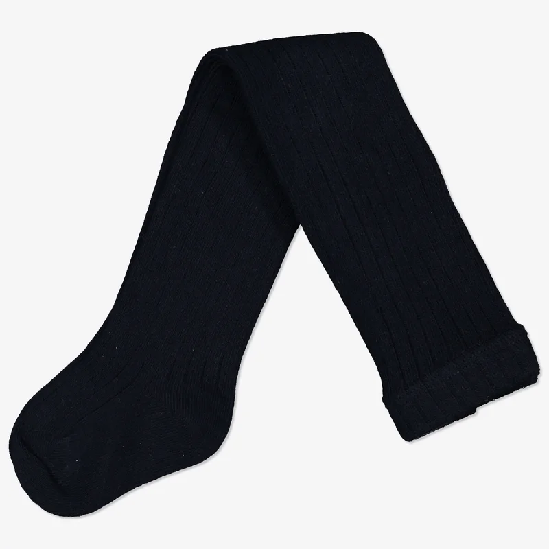 Polarn O. Pyret - Ribbed tights for baby - 50 - 56 - Childrenswear - blue