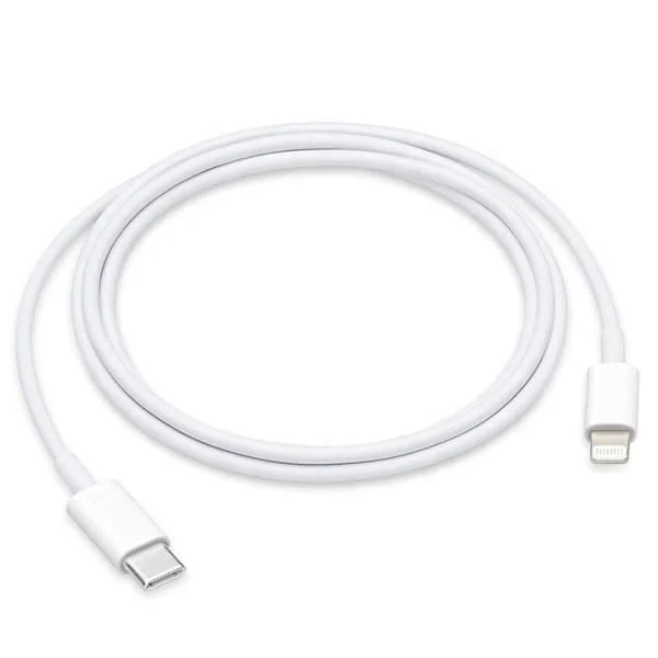 2-pakning iPhone-lader USB-C til Lightning-kabel 2M for iPhone/AirPods Hvit