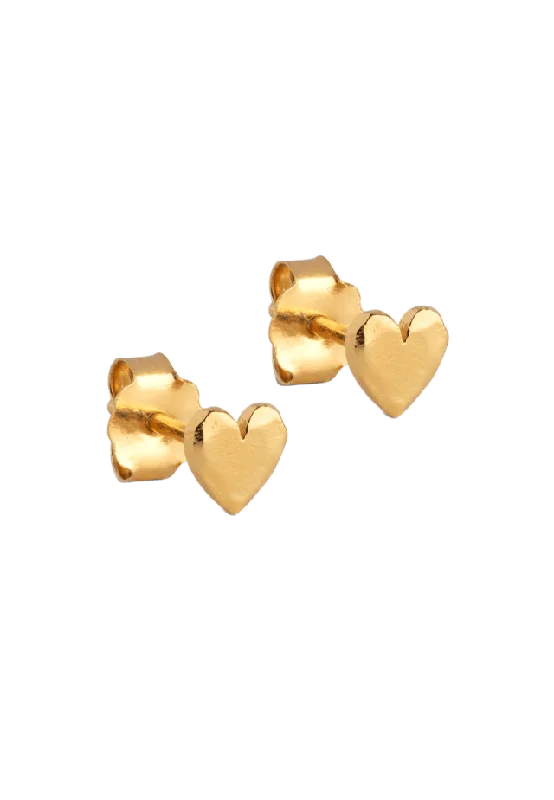 ENAMEL Copenhagen Örhängen, Heart Örhängen Dam Guld ONESIZE