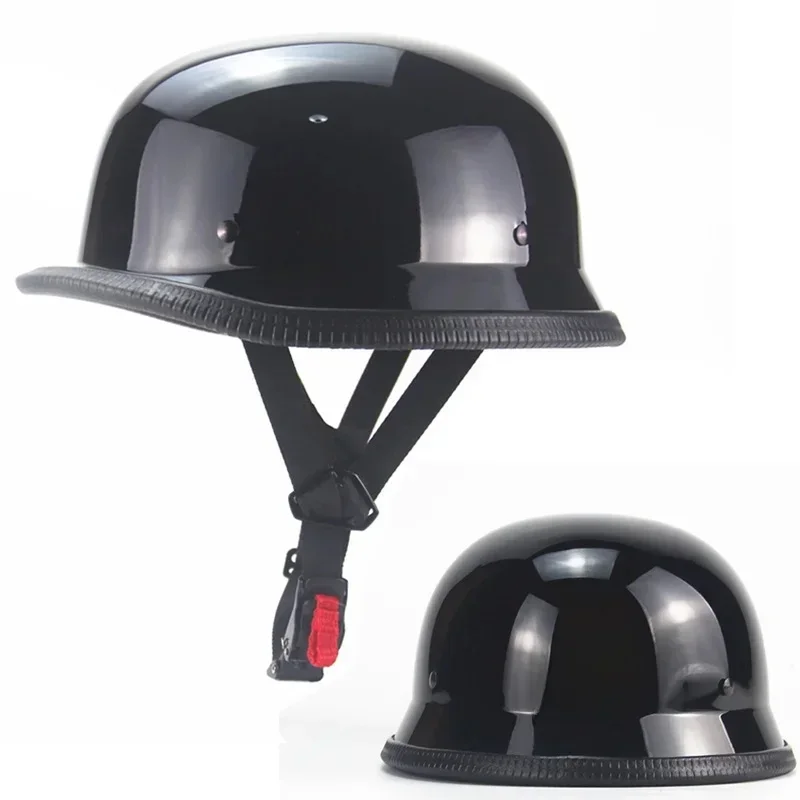 AliExpress - Vintage Motorrad Cruiser Helm Jethelm Halbhelm Motorrad Deutschland Gesichtsschutzhelm Retro Roller Halbhelm
