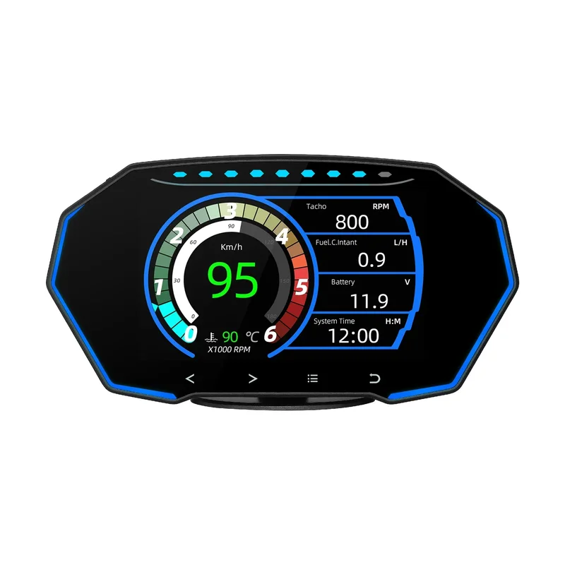 AliExpress - F11 OBD GPS Head Up Display LCD Berührbaren Bildschirm Auto HUD OBD2 Digital hud An Bord Computer Motor Elektronische Auto Zubehör
