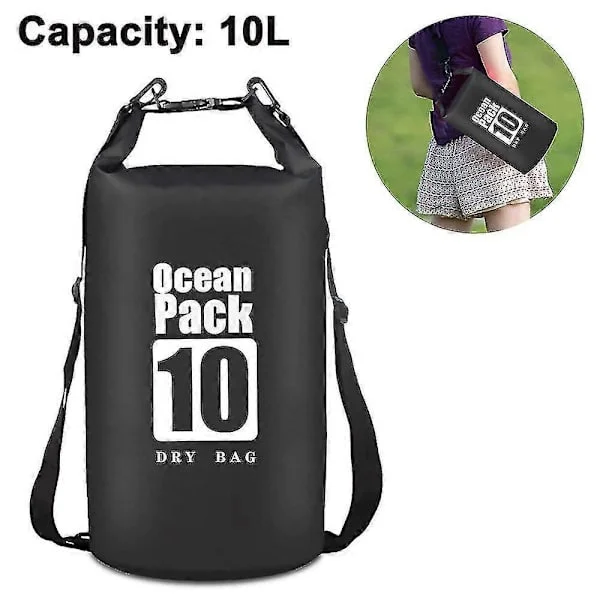 Flydende Vandtæt Dry Bag 10l/20l, Roll-top Dry Bag til at holde udstyr tørt Kompatibel med K-lingling}