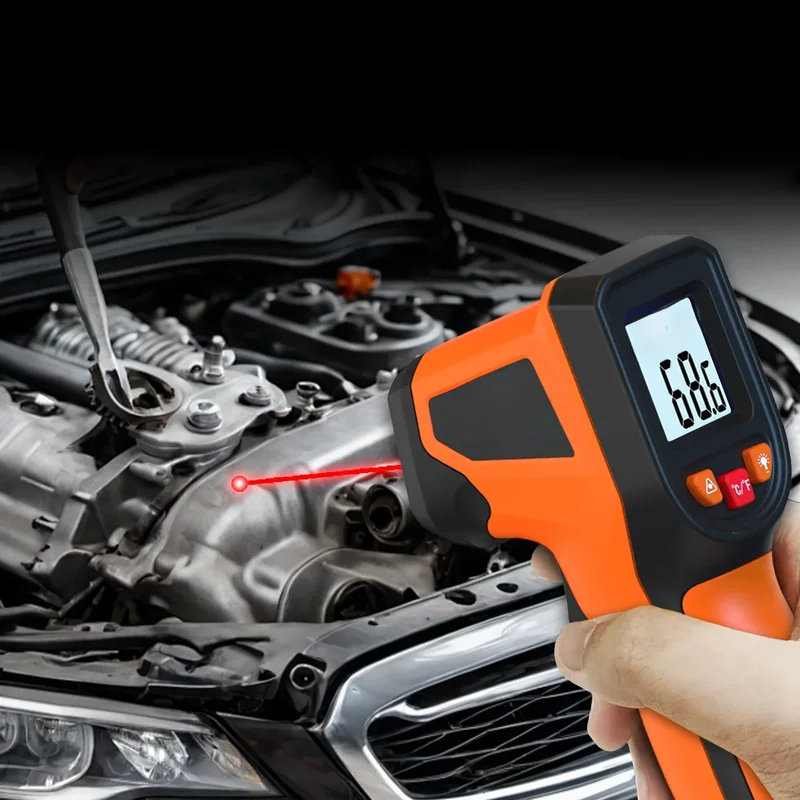 AliExpress - NJTY T600 T600A Infrarot-Thermometer, Laser-Temperaturpistole, Sensor, tragbar, berührungslos, IR-LCD, Wärme, Industrie-Pyrometer 600 ° C