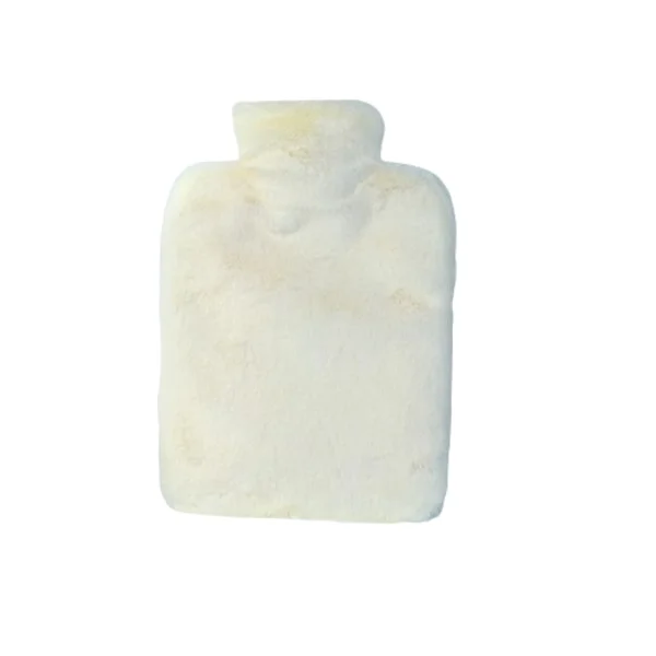 Varmedunk med blødt og fluffy betræk Beige