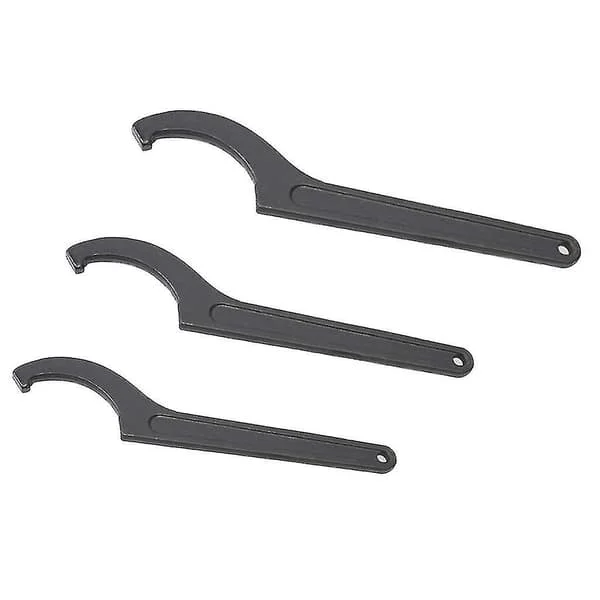 3x Professionell Halvmåne Haknyckel för Justerbar Haknyckel C-nyckel