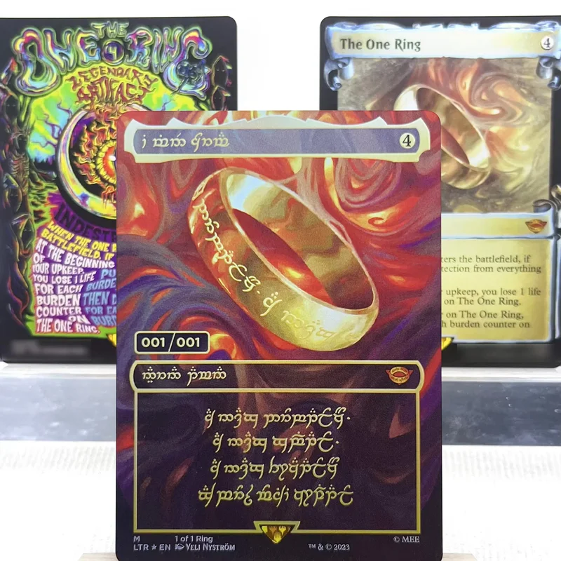 AliExpress - LTR LTC FOIL1-I01 Tcg-Karten Proxy magisch der The One Ring Sol-Ring Orcish Bowmasters Edelstein Höhlenhöhlen der Seelen Sammeln