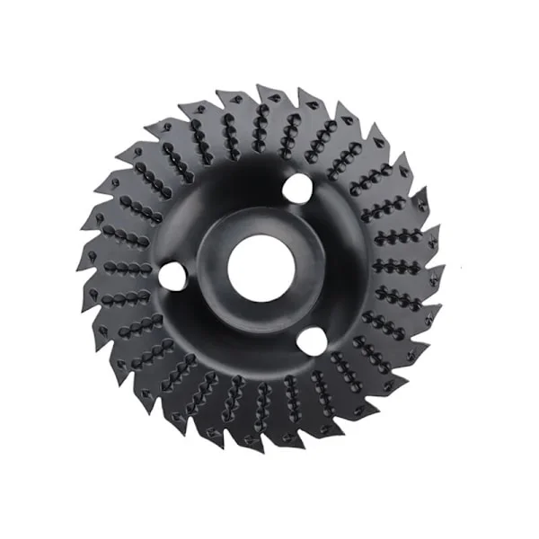 1 st träskärande skiva vinkelslipmaskin poleringsskiva 125 mm räfflad ryggradsskiva slipning träskärningsskiva träraspskiva - 125 x 15 mm