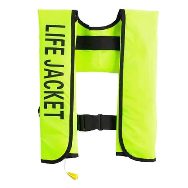 JH-CQJSY-01 Manuell Versjon Bærbar Oppblåsbar Redningsvest Voksen 300D Nylon 150N Høy Oppdrift VestB
