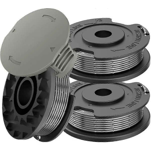 God 3-delt spole F016800569 med erstatningsspoledeksel F016F05320 Kompatibel med Bosch EasyGrassCut 23, EasyGrassCut 26, EasyGrassCut 18, 18-230,