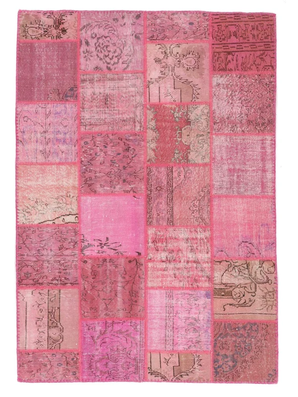 Vintage Patchwork Teppich 167X239 Wolle
