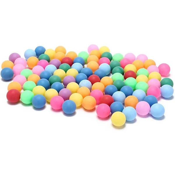 40mm Pingisbollar 2.4g Blandade Färger 50st För Spel Utomhussporter