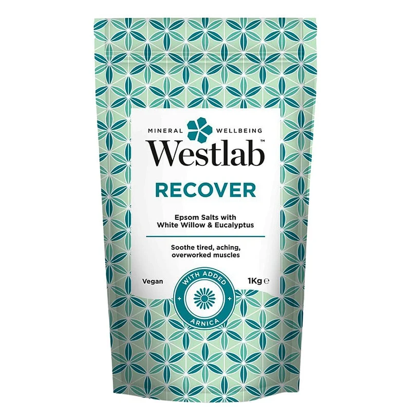 Westlab Epsom Badesalt Recover 1 kg, Hudpleje, Karbad, Badesalt