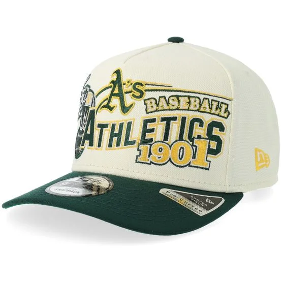 New Era - MLB - White - adjustable - Cap - Oakland Athletics 9FIFTY Classic Chrome/Green A-Farme Adjustable - Hatstore