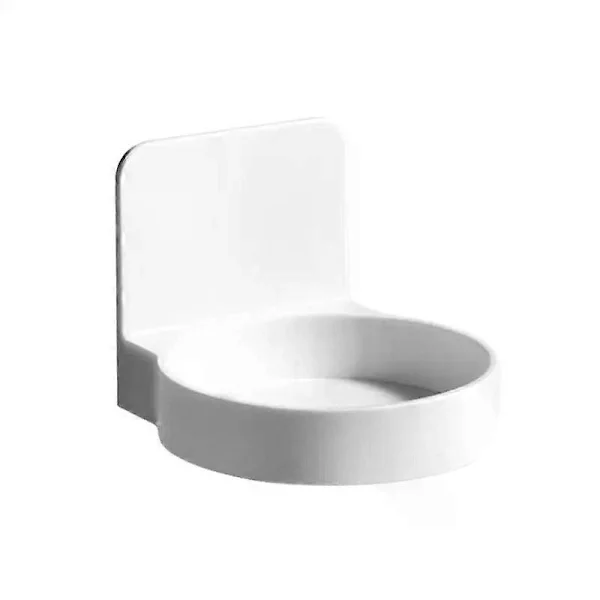 Self-adhesive bottle holder, tray, bathroom storage rack, wall-mounted hand soap dispenser tray, kitchen spice bottle support