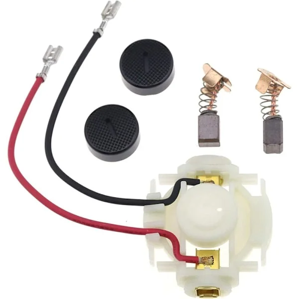 Kolborstar + Kolborst hållare + Lock för kol slipmaskin Makita DGA452 BGA452 BGA450 BGA402 CB430 GA400 GA400D