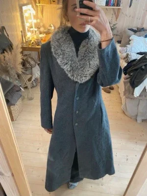 Ull kappa med päls