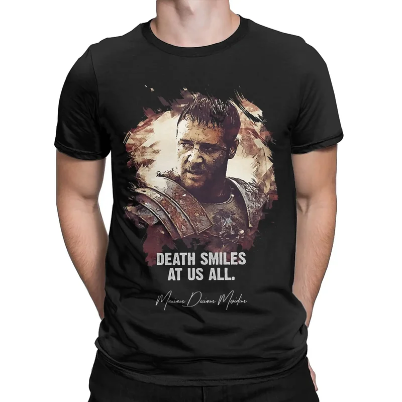 AliExpress - Death Smiles At Us All MAXIMUS Gladiator movie Tee Shirt for Men Women Gift Idea T Shirts Cotton Clothing