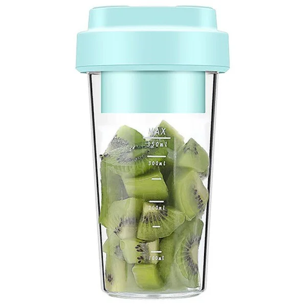 Bærbar blender, personlig blender vanntett juicekopp Mini personlig blender USB juicer frukt og oppladbar smoothieblender, blender