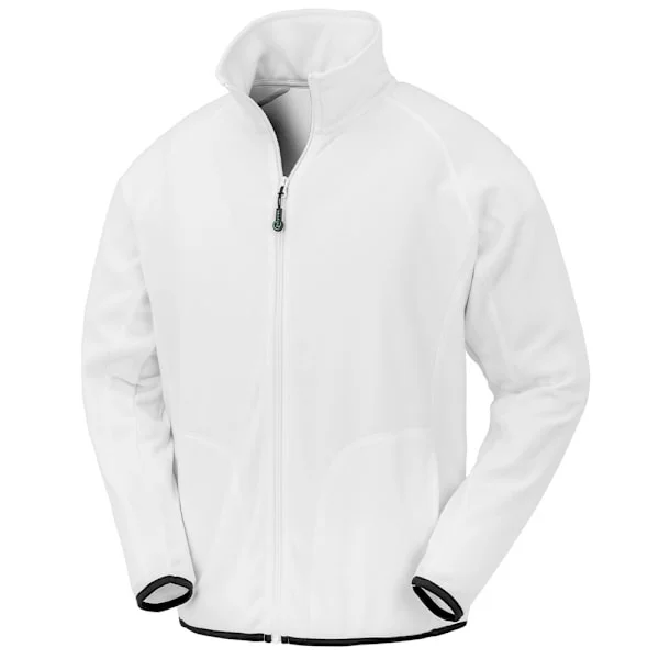 Result Äkta Återvunnen Herr Fleece Jacka XXL Vit