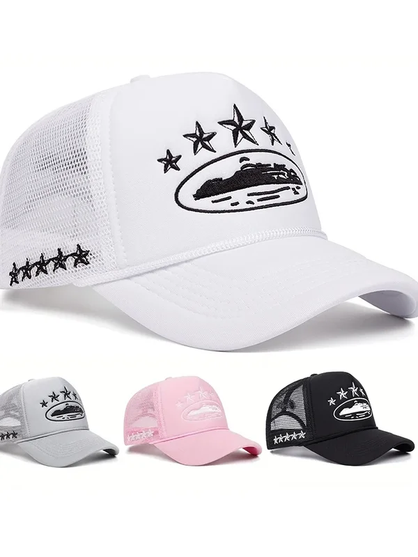 AliExpress - Mode Nieuwe Unisex Print Baseball Hoeden Hip Hop Ademend Persoonlijk Zonnescherm Mesh Veelzijdige Straat Snapback Hoeden Trucker Caps