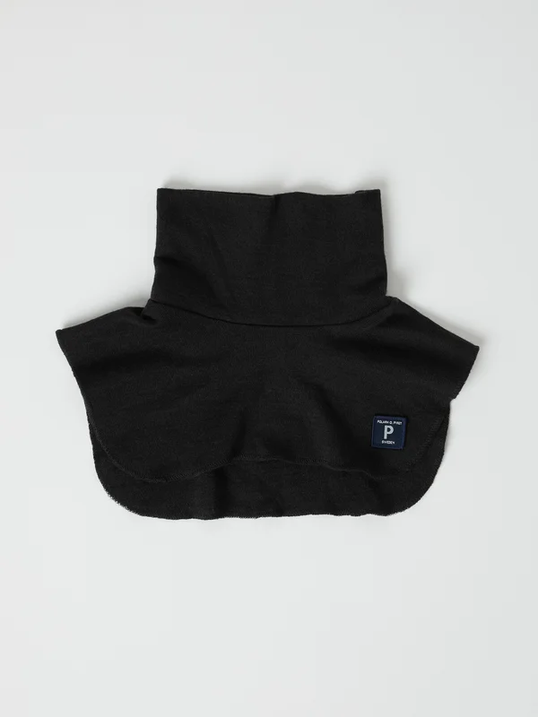 Polarn O. Pyret - Neck warmer merino wool - 48 - 50 - Childrenswear - black