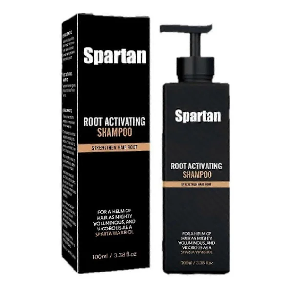 1-3x SPARTAN Root Activator Shampoo for men - Hårvekstsjampo for hårtap og tynt hår 1 stk
