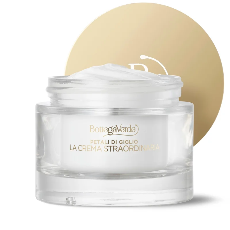 BOTTEGA VERDE Petali di giglio La Crema Straordinaria - Trattamento Viso Giorno E Notte 50ml - Crema viso giorno idratante