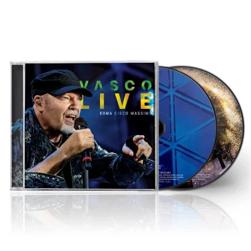 Vasco Live Roma Circo Massimo - brilliant box 2 cd + booklet Vasco Rossi
