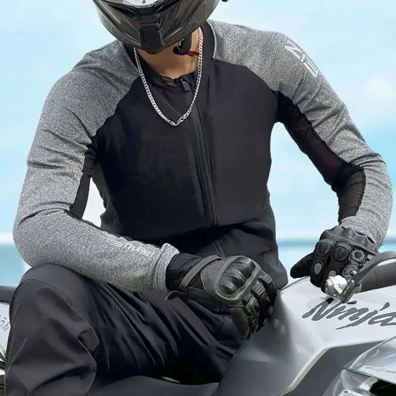 AliExpress - Blouson de moto pour homme, respirant, pour l'été, avec protection CE, veste de course élastique pour motocross