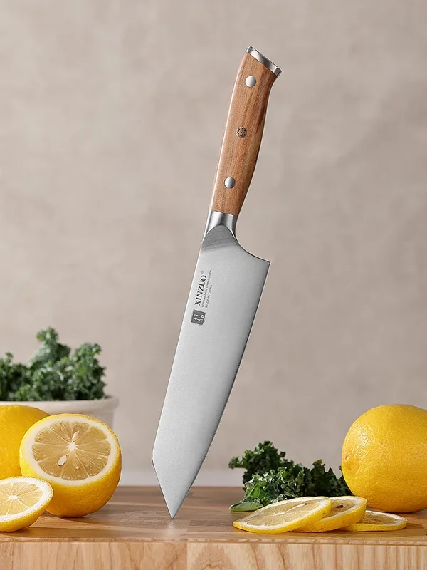 AliExpress - XINZUO 5,83 Zoll Wahl Bunka Kochmesser Deutscher Stahl Olivholzgriff Kupfernieten 56 ± 2 HRC Rostschutz Exquisite Verpackung