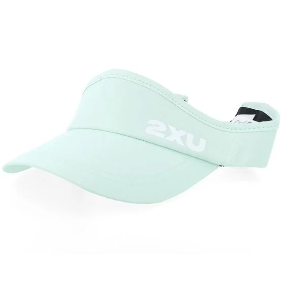 2XU - Grønn visor Caps - Run Mint Dust/White Visor @ Hatstore