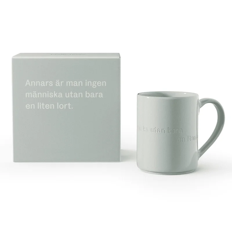 Design house stockholm Astrid Lindgren mugg 35 cl, "människa" | Dukning & Servering > Muggar & Koppar > Kaffekopp | Bagaren och Kocken