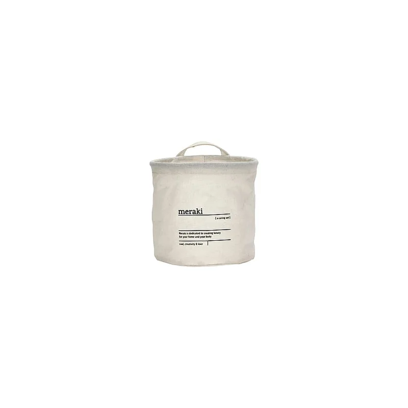 Meraki Meraki Storage Basket Caring White Caring White, Tøj & Bolig, Opbevaring & Organisering, Opbevaringsbokse