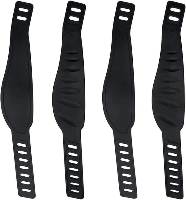 Exercise Bike Pedal Straps, 4-pack Heavy Duty Adjustable Length Univer