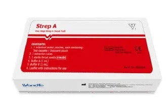 One Step Strep A Swab Test Streptococco Autodiagnostico 1 Test