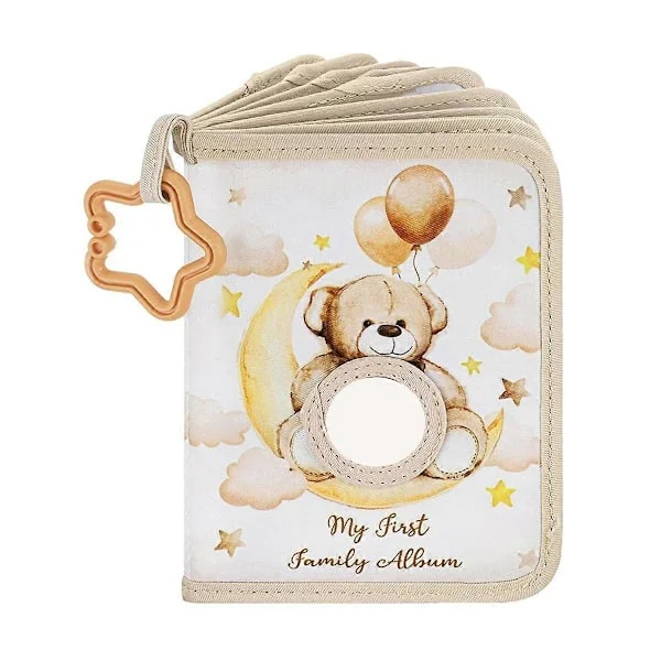 Baby Fotoalbum - Blød Babybog Første År Baby Fotoalbum Holder 4x6 tommer Billeder til Minder {HH}
