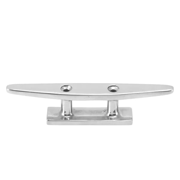 Stainless Steel Boat Cleat, Low Flat Marine Grade, for Deck Rope Tie, Replacement Parts, 150mm / 6in